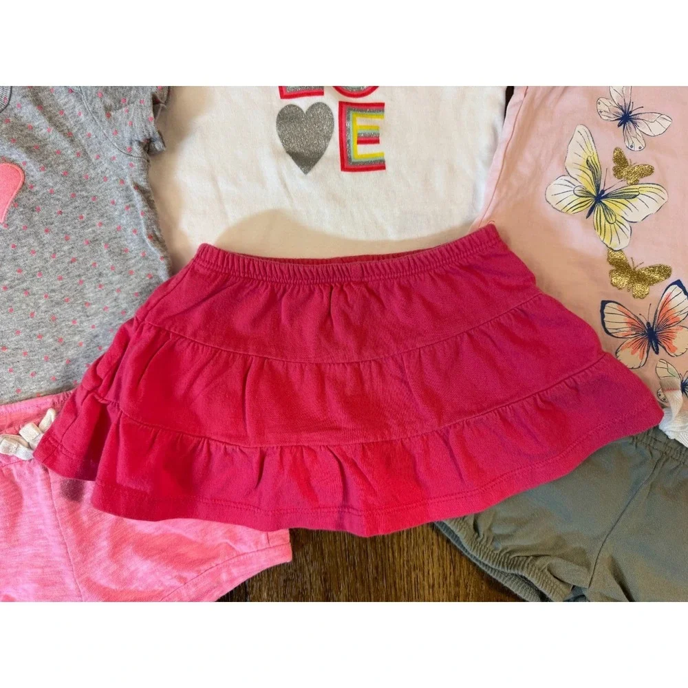 Baby Girl Clothes 6 Months Outfits Shorts Skirt Shirts Summer Butterflies Cute